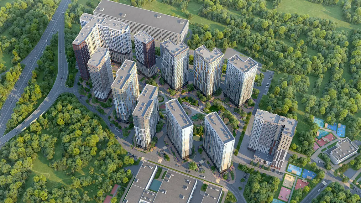 ЖК Одинград. Семейный квартал — фасад